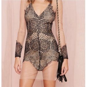 For Love And Lemons Antigua Mini Dress Black S 2 4